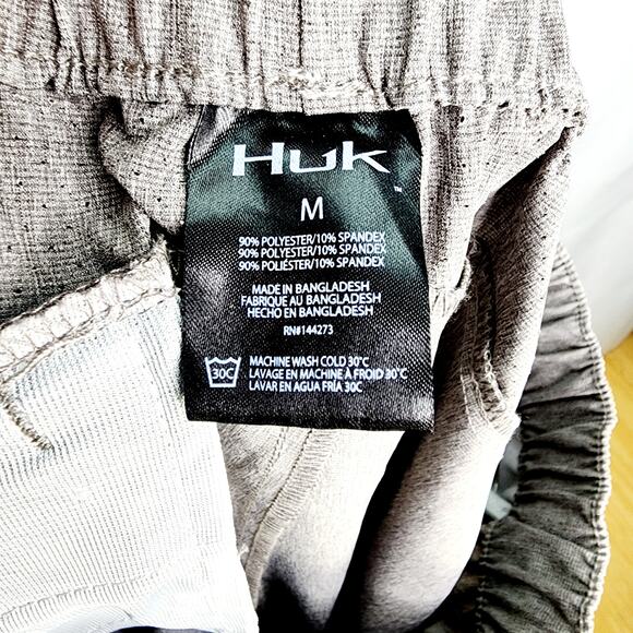 Huk Journey Gray Performance Quick-Drying Women's Cuffed Pants Size M  New - Picture 2 of 14